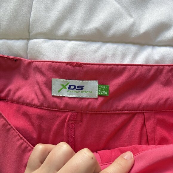 Daily Sports Golf Skort Skirt Pink Womens Size 2 Outdoor Pockets Nylon - Picture 5 of 12